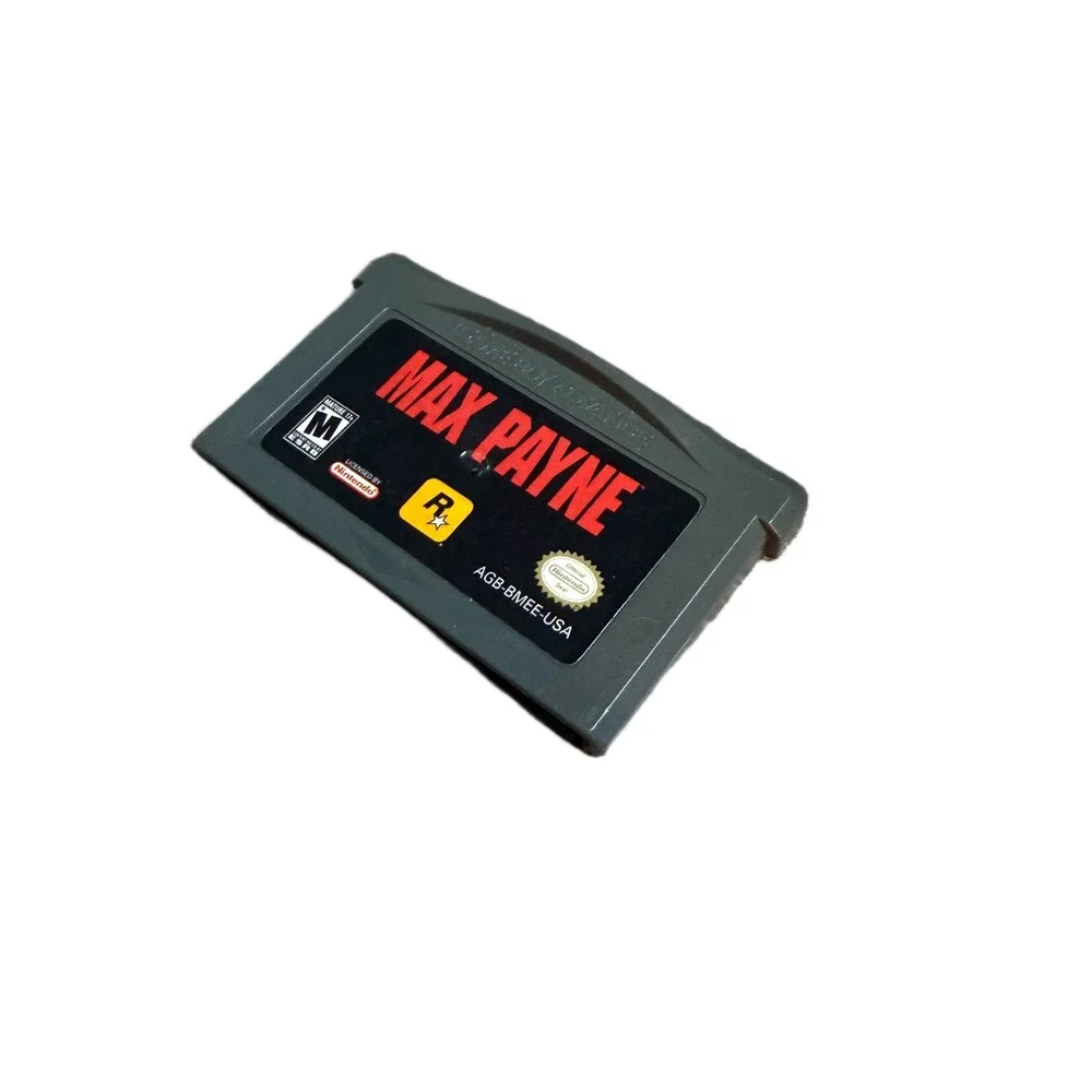 Max Payne Nintendo Game Boy Advance GBA Rockstar Games AGB-BMEE-USA Shooter